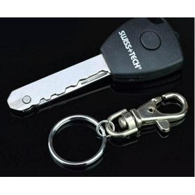 Swiss-Tech 5 in 1 mini multifunctional keychain knife with led UDTEK2020